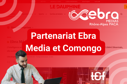 partenariat Ebra media rhône alpes PACA et Comongo au salon tech&fest